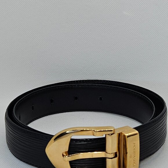 Louis Vuitton Ceinture Gold Buckle Epi Leather Belt - Picture 2 of 9